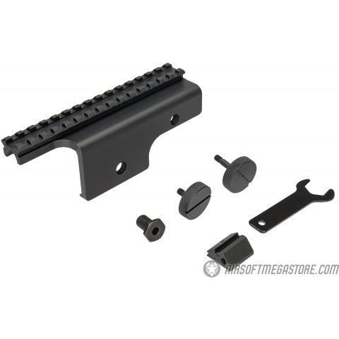 CM-C40 M14 CNC Machined Airsoft Scope Mount - BLACK