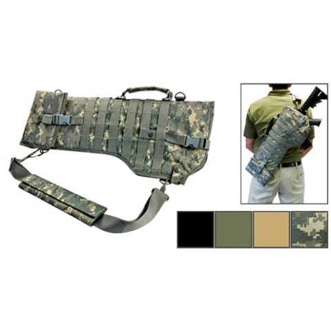 NcStar Rifle Scabbard Protective Gun Case w/ Shoulder Sling - OD GREEN