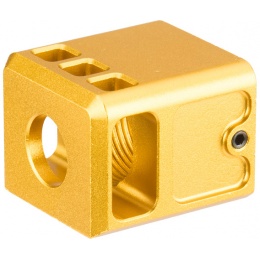 Atlas Custom Works Airsoft Stubby Compensator for G Series GBB Pistols [CCW] - GOLD