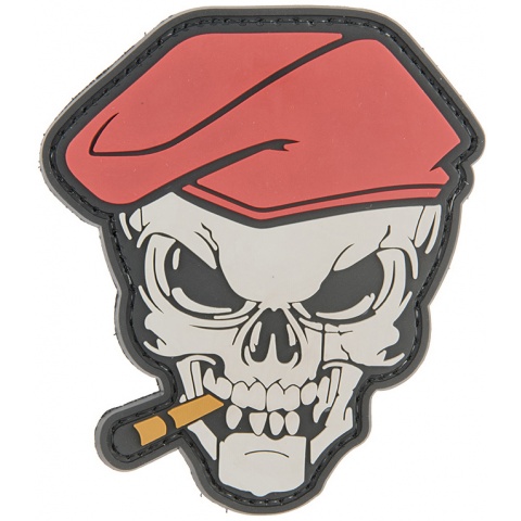 G-Force Smoking Skull PVC Patch