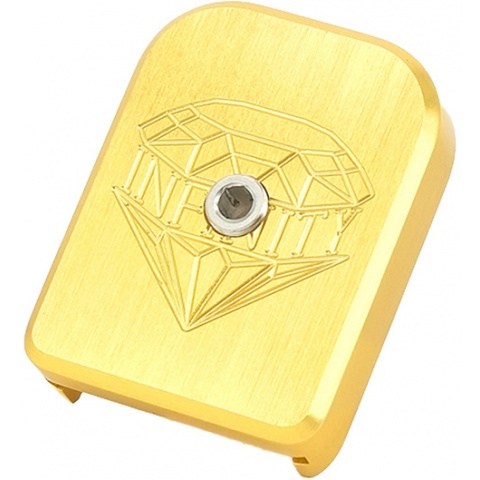 Airsoft Masterpiece SV Infinity Diamond Aluminum Magazine Base For Marui 5.1 - GOLD