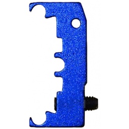 Airsoft Masterpiece Aluminum Puzzle Base Trigger - BLUE