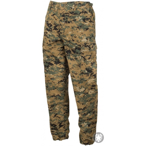 Propper Uniform Ripstop Reinforced MilSpec BDU Pants (MEDIUM) - WOODLAND DIGITAL