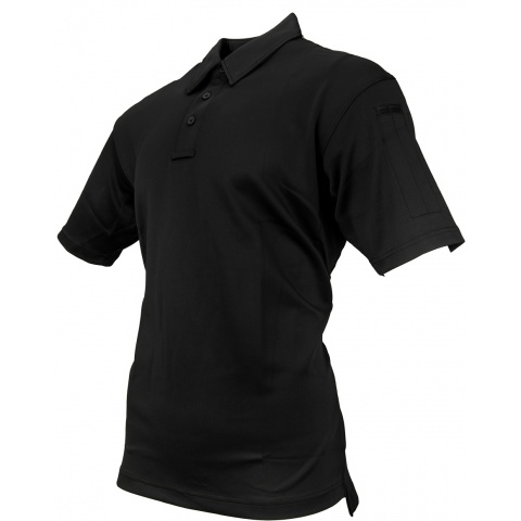 Propper Men's I.C.E. Performance Short Sleeve Polo (SMALL) - BLACK