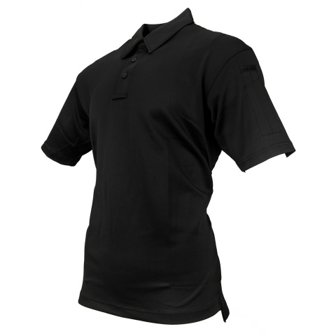 Propper Men's I.C.E. Performance Short Sleeve Polo (X-LARGE) - BLACK