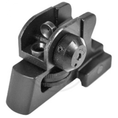 NcStar Airsoft Adjustable/Detachable Weaver Mounted M4 Rear Sight