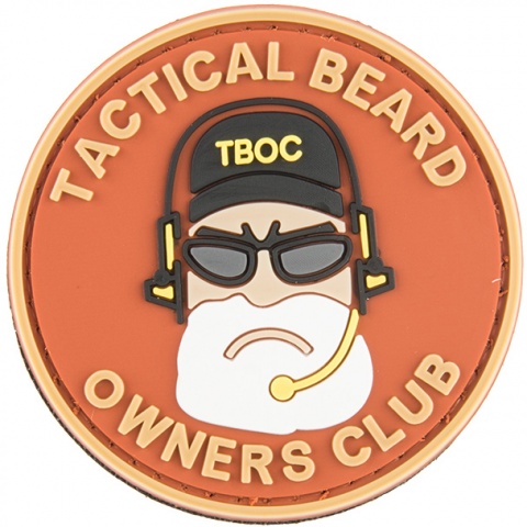 G-Force Tactical Beard Owners Club PVC Patch