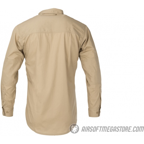 Propper Ripstop Reinforced Tactical Long-Sleeve Shirt (MEDIUM) - KHAKI