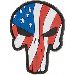 G-Force Waving US Flag Punisher PVC Morale Patch. 8*6 cm