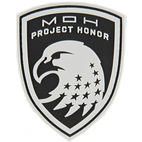 G-Force Shield of Project Honor PVC Morale Patch - BLACK