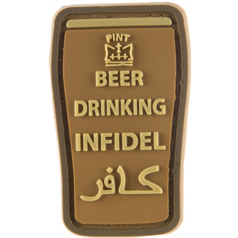 G-Force Beer Drinking Infidels PVC Morale Patch