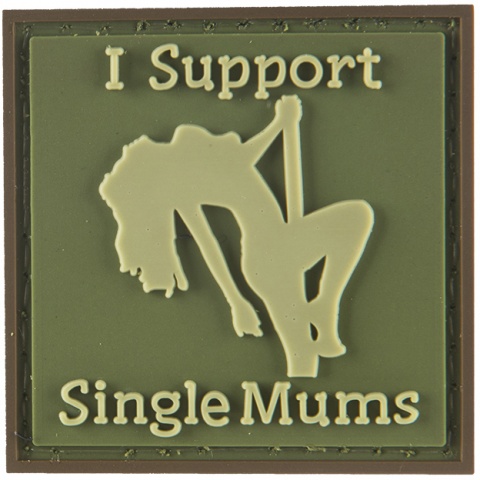 G-Force I Support Single Mums PVC Morale Patch