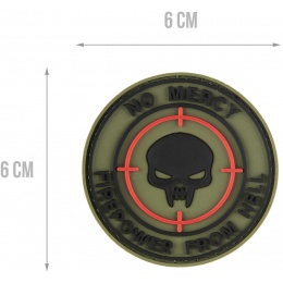 G-Force No Mercy Firepower From Hell PVC Patch