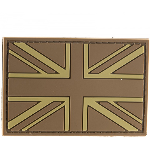 G-Force UK Flag PVC Morale Patch - TAN