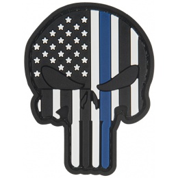 G-Force Punisher US Flag Thin Blue Line Morale Patch