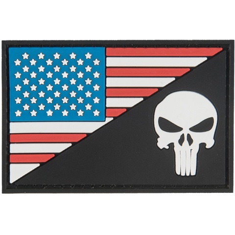 G-Force US FLAG with Punisher PVC Morale Patch