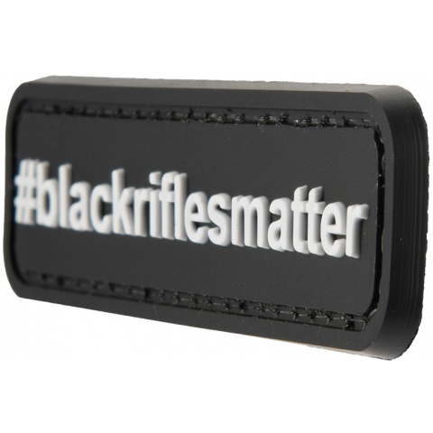 G-Force #blackriflesmatter PVC Morale Patch - BLACK
