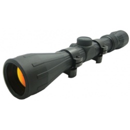 NcStar 3-9X40 Rubberized Tactical Series Rifle Scope - RUBY LENS