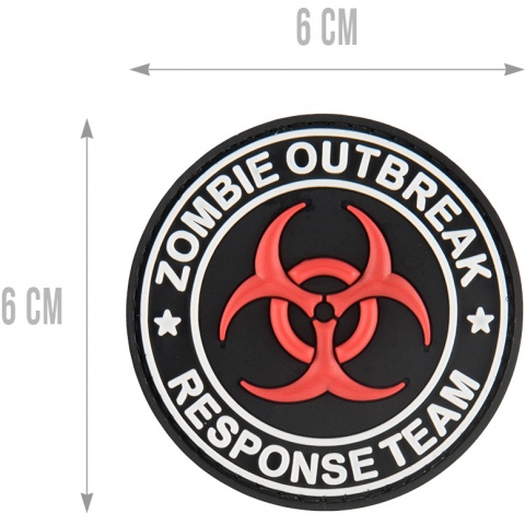G-Force Zombie Outbreak Response Team Morale Patch - RED