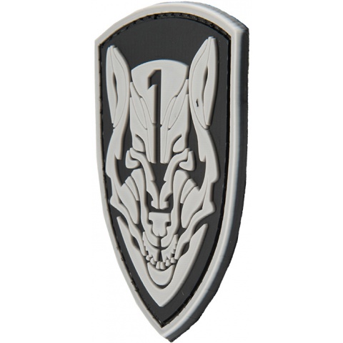 G-Force Shield Wolf Morale Patch - White