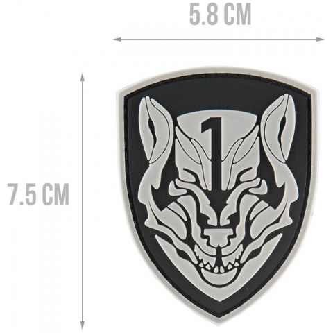 G-Force Shield Wolf Morale Patch - White