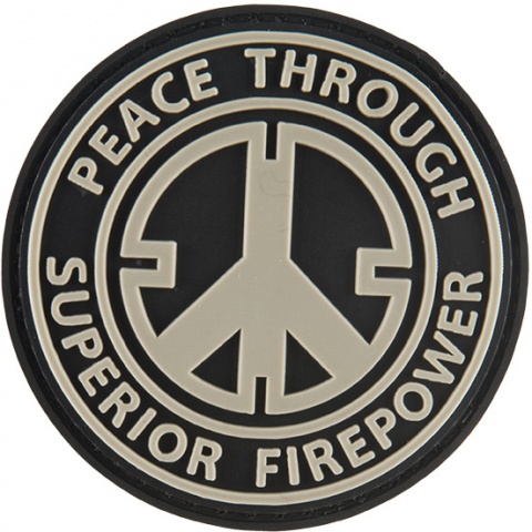 G-Force Peace through Superior Firepower PVC Morale Patch