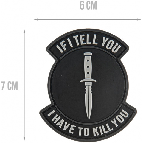 G-Force If I Tell You I Have to Kill You Moral Patch