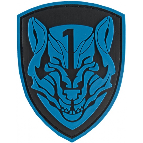 G-Force Shield Blue Wolf PVC Morale Patch