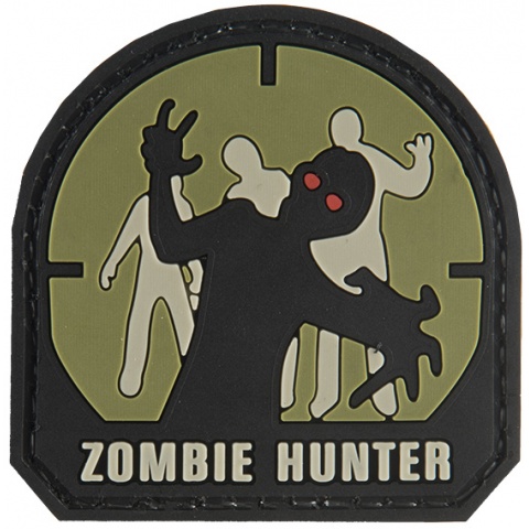 G-Force Zombie Hunter PVC Morale Patch - (Small) OD GREEN