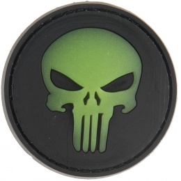 G-Force Round Punisher Glow-In-The-Dark PVC Morale Patch