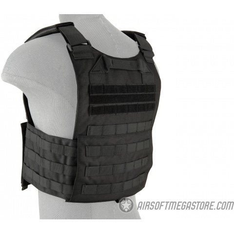 Lancer Tactical Buckle Up Version Airsoft Tactical Vest - BLACK