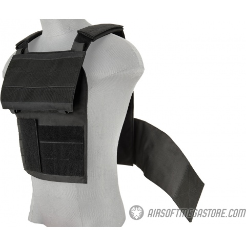 Lancer Tactical Buckle Up Version Airsoft Tactical Vest - BLACK