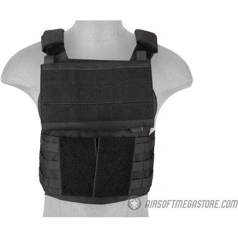 Lancer Tactical Buckle Up Version Airsoft Tactical Vest - BLACK