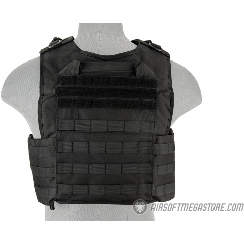 Lancer Tactical Battle 1000D Nylon MOLLE Tactical Vest - BLACK