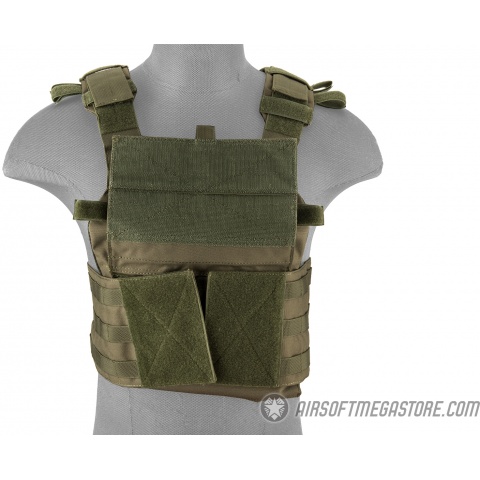 Lancer Tactical Assault Recon Plate Carrier - OD GREEN
