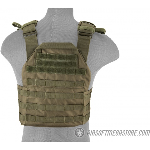Lancer Tactical Assault Recon Plate Carrier - OD GREEN