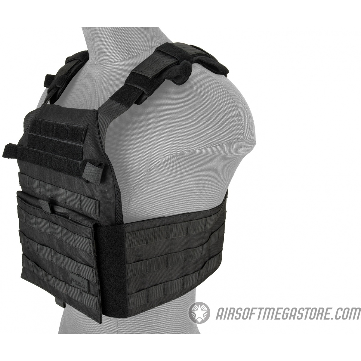 Lancer Tactical Assault Recon Tactical Vest BLACK Airsoft Megastore