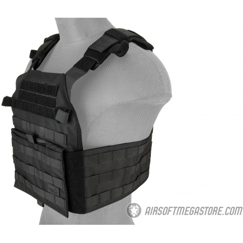 Lancer Tactical Assault Recon Tactical Vest - BLACK