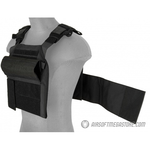 Lancer Tactical Assault Recon Tactical Vest - BLACK