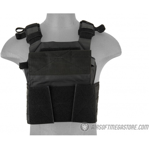 Lancer Tactical Assault Recon Tactical Vest - BLACK