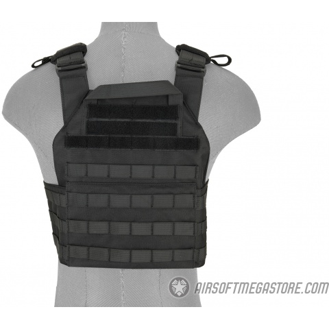 Lancer Tactical Assault Recon Tactical Vest - BLACK