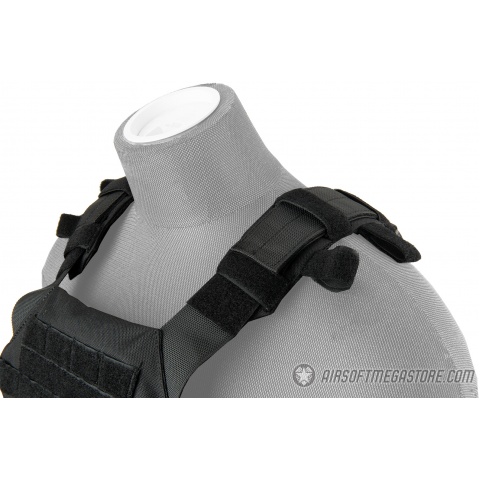 Lancer Tactical Assault Recon Tactical Vest - BLACK