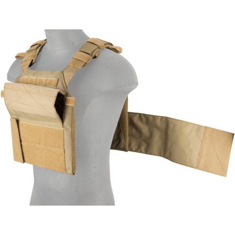 Lancer Tactical Assault Recon Plate Carrier - TAN