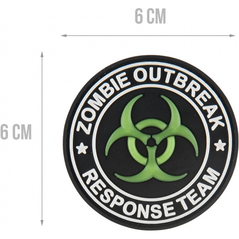 G-Force Glow-in-the-Dark Zombie Oubreak Response Team PVC Morale Patch
