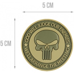 G-Force Punisher Enemies PVC Morale Patch - OD GREEN