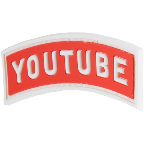 G-Force Youtube PVC Morale Patch - RED