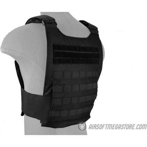 Lancer Tactical Speedster Adaptive Tactical Vest - BLACK