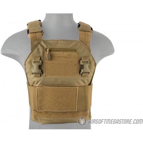 Lancer Tactical Speedster Adaptive Tactical Vest - TAN