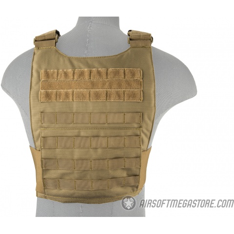 Lancer Tactical Speedster Adaptive Tactical Vest - TAN
