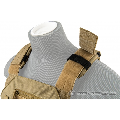 Lancer Tactical Speedster Adaptive Tactical Vest - TAN